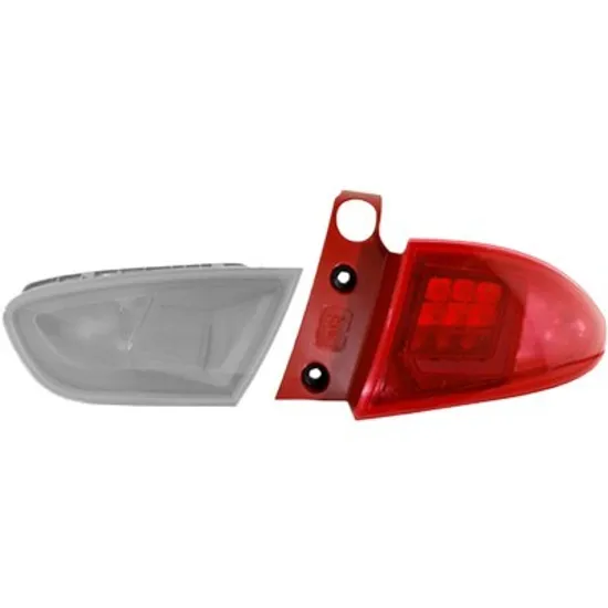 Lampa stop spate dreapta SEAT LEON 2005->2012 perioada 2010 2011 2012 , semnal rosu, cu bec LED, exterior