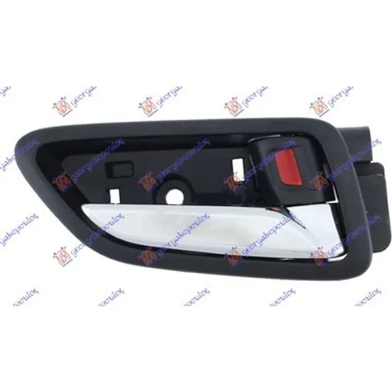 Maner Usa MAZDA 2 2014-> Maner usa fata/spate interior cromat/negru dreapta Perioada 2014 2015 2016 2017 2018
