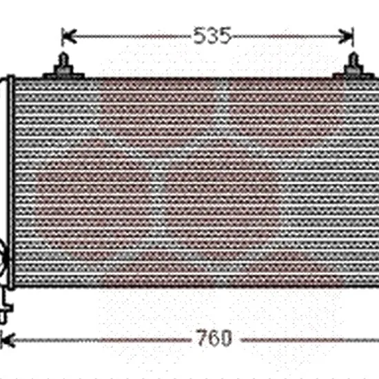 Intercooler CITROEN C8 2002-> 2.2 HDi 94KW 128CP , pentru motor 4HW (DW12TED4) perioada 2002 2003,2004,2005,2006 2007