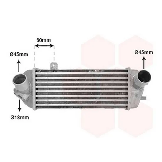 Intercooler HYUNDAI ix20 2010-> Radiator intercooler 1,4-1,6 CRDi 300x135x70 Perioada 2010 2011 2012 2013 2014 2015 2016