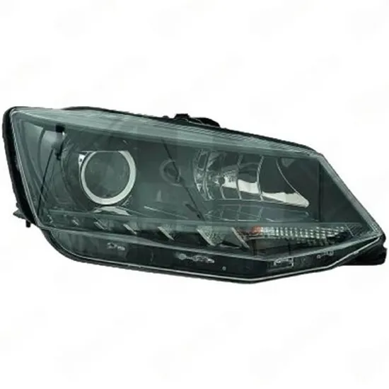 Faruri SKODA FABIA 3 2014->2020 Far reglaj electric (H7/H7) cu Daylight LED (E) (TYC) DREAPTA Perioada 2014 2015 2016 2017 2018