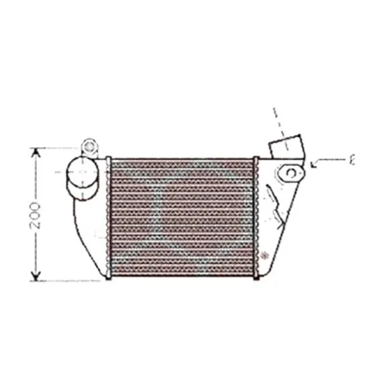 Intercooler AUDI TT 8N3 1998->2006, TT Roadster 1999->2006 pentru 1.8 T quattro, perioada 1998 1999 2000 2001 2002 2003 2004 2005 2006