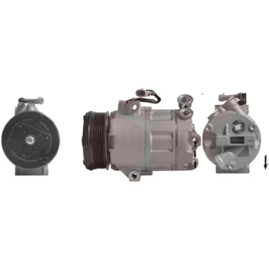 Compresor aer conditionat OPEL COMBO 2001->2012 1.6 64KW 87CP , pentru motor Z 16 SE perioada 2001 2002 2003 2004 2005 2006