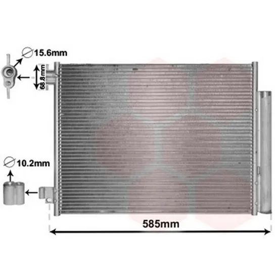 Radiator Aer Conditionat DACIA SANDERO 1 2008->2013 Radiator aer conditionat benzina/ diesel (51x39,7x1,2) 12 - T.VAL Perioada 2008 2009 2010 2011 2012