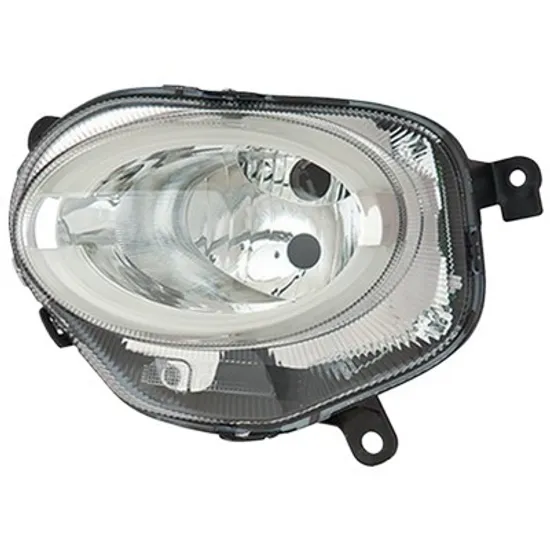 Far stanga FIAT 500 2007->, 500 C 2009-> perioada 2009 2010 2011 2012 2013 2014 2015 de la an de fabricatie 07/2015, cu faza lunga, cu bec H7, cu bec LED