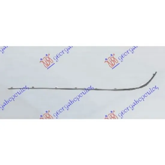 Bandou Bara spate MERCEDES C-CLASS W203 2000->2007 Ornament bandou bara spate cromat dreapta Perioada 2000 2001 2002 2003 2004 2005 2006 2007