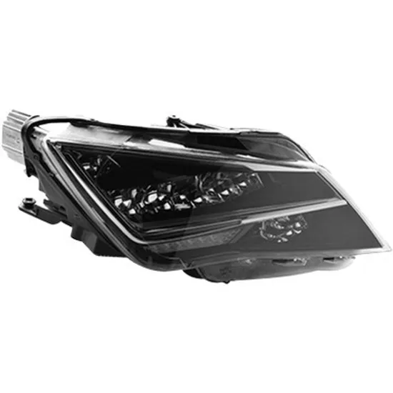 Far dreapta SEAT TOLEDO 4 2012->2019 perioada 2012 2013 2014 2015 fara motor reglaj, cu reglaj electric, cu bec LED