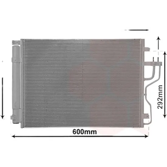Radiator aer conditionat RENAULT GRAND SCENIC 3 2009->2016 2.0 dCi 118KW 160CP , pentru motor M9R 610 perioada 2009 2010,2011,2012,2013 2014