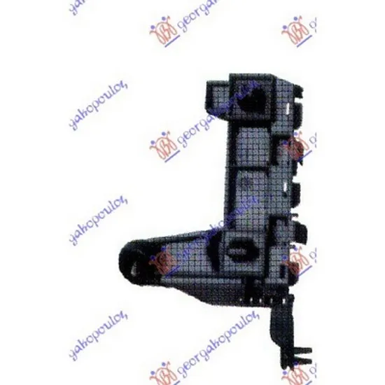 Suport Bara fata HONDA JAZZ 3 2007->2014 Suport bara fata lateral plastic stanga Perioada 2008 2009 2010 2011 2012 2013 2014 2015