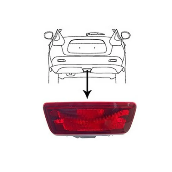 Stop Ceata Spate NISSAN JUKE F16 2019-> Lampa ceata bara spate E Perioada 2015 2016 2017 2018 2019 2020 2021