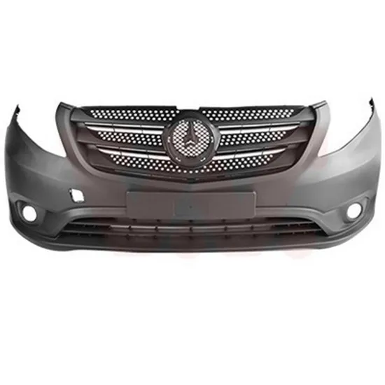 Bara Fata MERCEDES VITO W447 2014-> Bara fata pentru vopsit cu gauri proiector (cu si fara gauri senzori parcare) (EUROPE) Perioada 2015 2016 2017 2018 2019 2020 2021