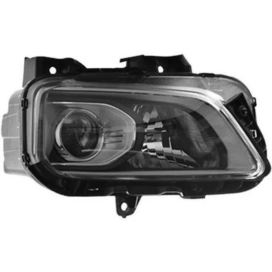 Far dreapta HYUNDAI KONA 2017-> perioada 2017 2018 2019 2020 2021 2022 cu motor reglaj, semnal alb, cu reglaj electric, cu bec H7/H7