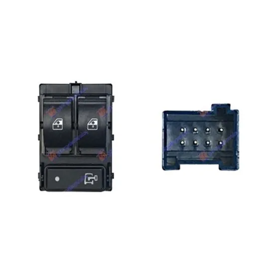 Buton Geamuri PEUGEOT BOXER 2006-> Panou buton comanda geamuri fata dubla cu blocare 8 pini stanga Perioada 2006 2007 2008 2009 2010 2011 2012 2013 2014