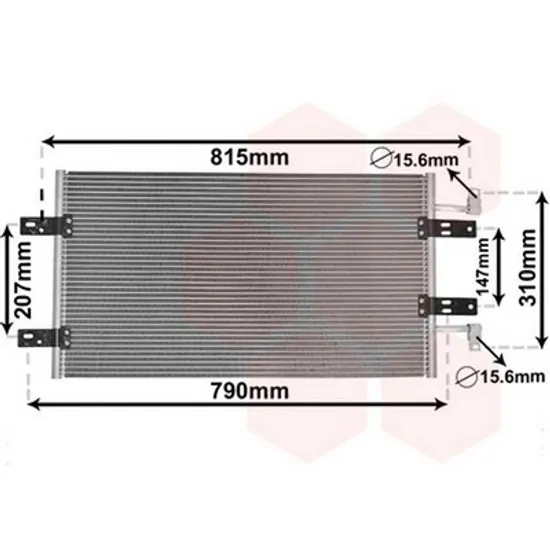 Radiator Aer Conditionat RENAULT TRAFIC 2 2001-> Radiator aer conditionat 2 5 CDTi 69x39 Perioada 2006 2007 2008 2009 2010 2011 2012 2013 2014
