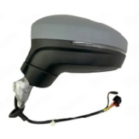 Oglinda VW TIGUAN AD1 2016-> Oglinda exterioara electrica cu incalzire cu rabatare electrica pentru vopsit (cu semnal si lampa podea si senzor banda) STANGA Perioada 2016 2017 2018 2019 2020