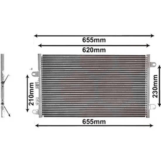 Radiator aer conditionat BMW 3 E90 2004->2011 pentru M3 CRT, perioada 2011