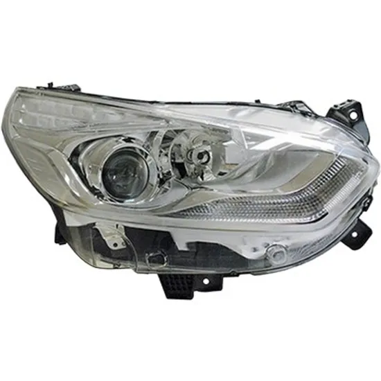 Far dreapta FORD S-MAX 2015-> perioada 2015 2016 2017 2018 fara motor reglaj, fumuriu, semnal transparent, cu reglaj electric, cu daylight, cu bec H7