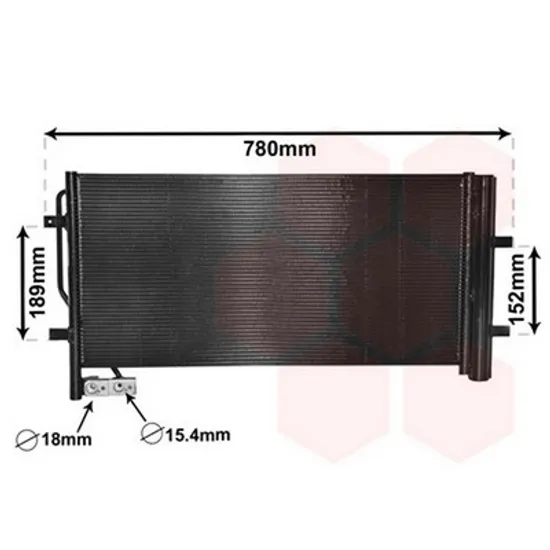 Radiator Aer Conditionat AUDI Q3 8UB, 8UG 2011->2018 Radiator aer conditionat 2.0TFSi - 2.0TDi (62,5x32,5x1,6) Perioada 2011 2012 2013 2014 2015 2016 2017 2018