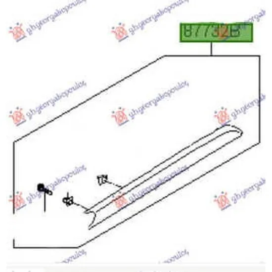 Bandou Usa HYUNDAI i10 2007->2013 Bandou usa spate dreapta Perioada 2007 2008 2009 2010 2011 2012 2013