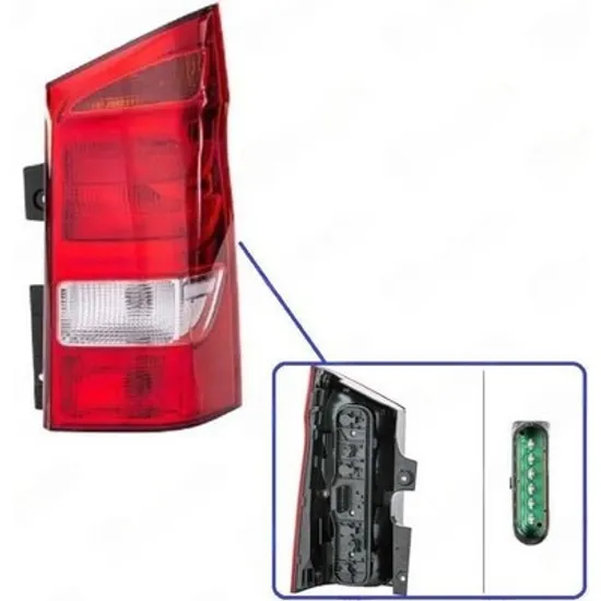 Stop Spate MERCEDES VITO W447 2014-> Lampa stop spate (usa dubla) (HELLA) DREAPTA Perioada 2015 2016 2017 2018 2019 2020