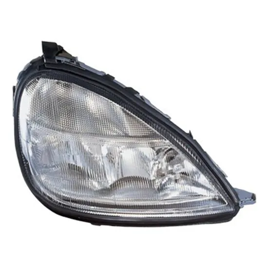 Far dreapta MERCEDES A-CLASS W168 1997->2004 perioada 1997 1998 1999 2000 2001 2002 2003 2004 pana la an de fabricatie 04/2001, fara motor reglaj, cu reglaj, cu bec H7/H1/H7