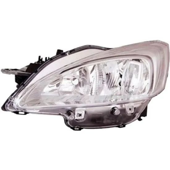 Far stanga PEUGEOT 508 1 2010->2018 perioada 2010 2011 2012 2013 2014 2015 2016 2017 2018 pana la an de fabricatie 10/2014, fara motor reglaj, cu reglaj electric, cu bec H7/H7