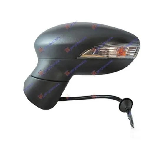 Oglinda FORD FIESTA 5 JH 2008->2017 Oglinda exterioara electrica cu incalzire pentru vopsit cu semnal stanga Perioada 2013 2014 2015 2016 2017