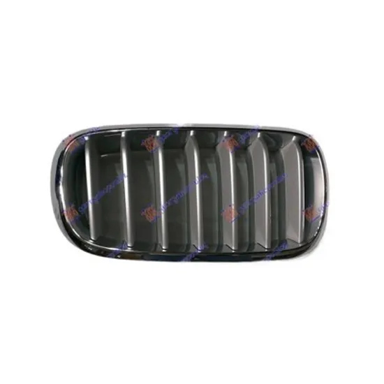 Grila Radiator BMW X6 F16 2014->2019 Grila radiator ( cromata /TITANIUM) dreapta, Perioada 2014 2015 2016 2017 2018