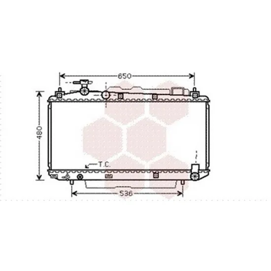 Radiator Motor TOYOTA RAV 4 II 2000->2005 Radiator apa 1.8-2.0I 16V VVTI +/-A/C (37.5x73.8) (KOYO) Perioada 2000 2001 2002 2003 2004 2005 2006