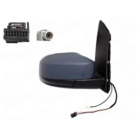 Oglinda VW CADDY 4 2015->2020 Oglinda exterioara electrica cu incalzire electrica cu rabatare electrica pentru vopsit cu antena DREAPTA Perioada 2015 2016 2017 2018 2019 2020