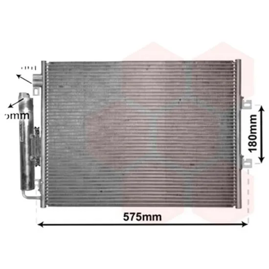 Radiator aer conditionat OPEL ZAFIRA A 1999->2005, ASTRA G 1998->2009 pentru 1.8 16V , perioada 1999 2000 2001 2002 2003 2004 2005