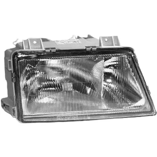 Far stanga MERCEDES SPRINTER 904 1995->2006 perioada 1996 1997 1998 1999 2000 2001 2002 2003 2004 2005 2006 pana la an de fabricatie 02/2000, fara motor reglaj, cu reglaj, cu bec H1/H1