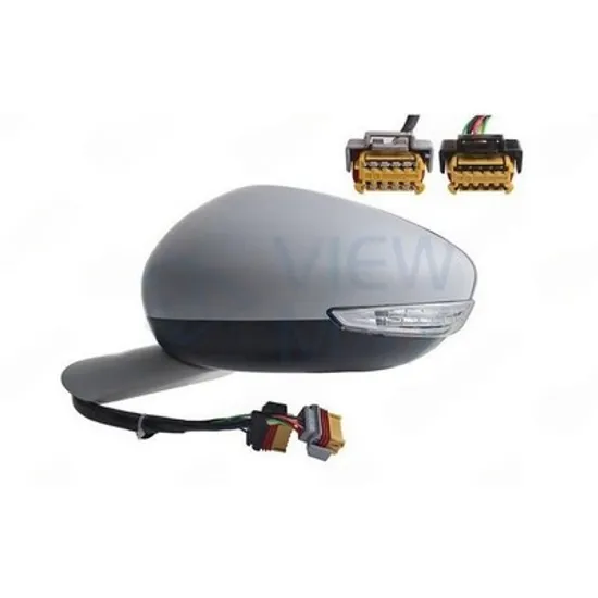 Oglinda PEUGEOT 508 1 2010->2018 Oglinda exterioara electrica cu incalzire cu rabatare electrica pentru vopsit (cu semnal LED si lampa podea) 10H/8P+10H/2P STANGA Perioada 2015 2016 2017 2018