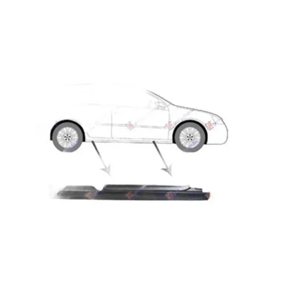 Prag Metalic VW GOLF 5 2003->2008 Prag 3 usi dreapta, Perioada 2003 2004 2005 2006 2007 2008 2009