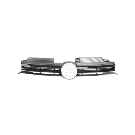 Grila Radiator VW GOLF 6 2008->2013 Grila radiator cu ornamente cromate Perioada 2008 2009 2010 2011 2012 2013