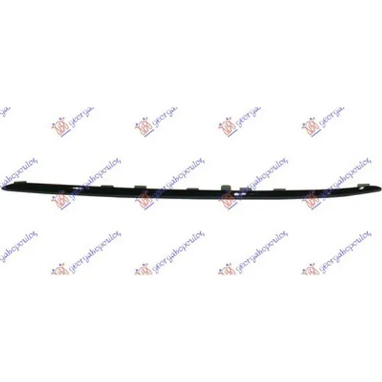 Ornament Grila MERCEDES E-CLASS W213 2016-> Bandou grila bara fata lateral superior negru (E43 AMG) stanga Perioada 2016 2017 2018 2019 2020 2021 2022