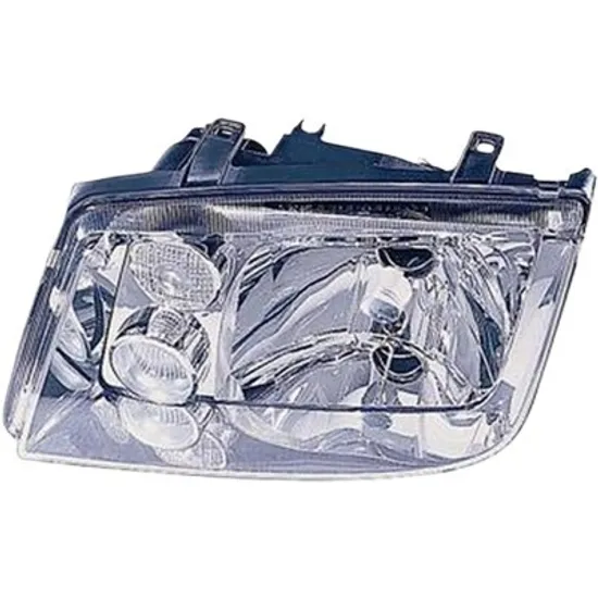 Far stanga VW BORA 1998->2005 perioada 1998 1999 2000 2001 2002 2003 2004 2005 fara motor reglaj, cu reglaj electric, cu bec H4