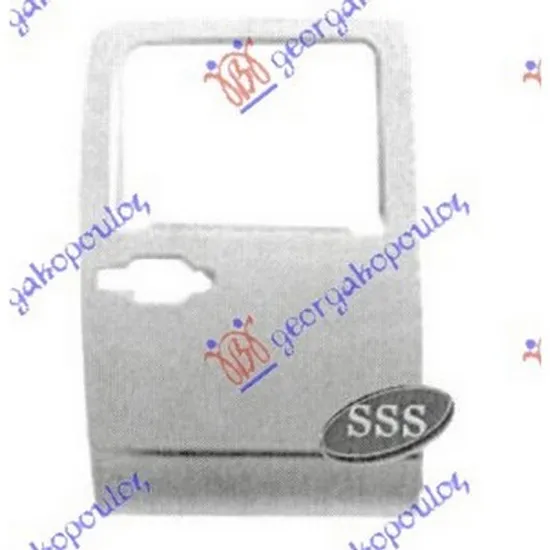 Usa spate ISUZU D-MAX 1 2002->2012 Usa spate dreapta Perioada 2002 2003 2004 2005 2006 2007 2008 2009 2010 2011 2012