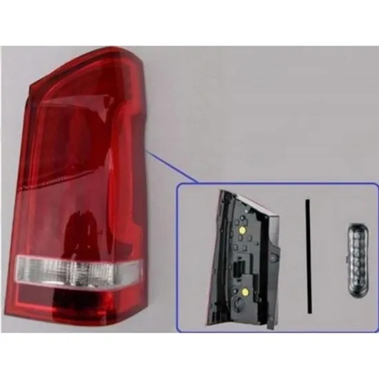 Stop Spate MERCEDES EQV 2021-> Lampa stop spate (usa simpla) LED (E) (DEPO) DREAPTA Perioada 2021 2022 2023 2024 2025