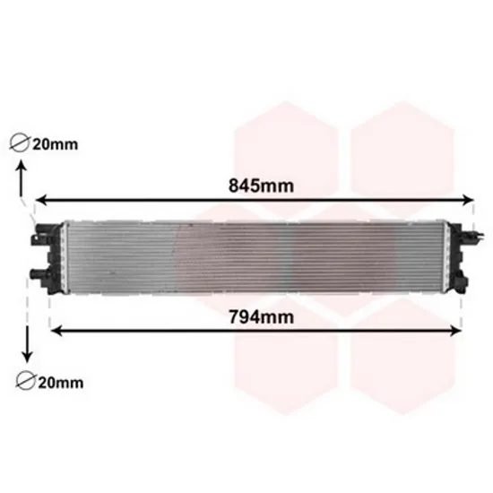 Radiator Motor AUDI A7 Sportback 4GA, 4GF 2010->2018 Radiator aditional 3.0 TFSi/S7 benzina (720x132x55) Perioada 2014 2015 2016 2017 2018