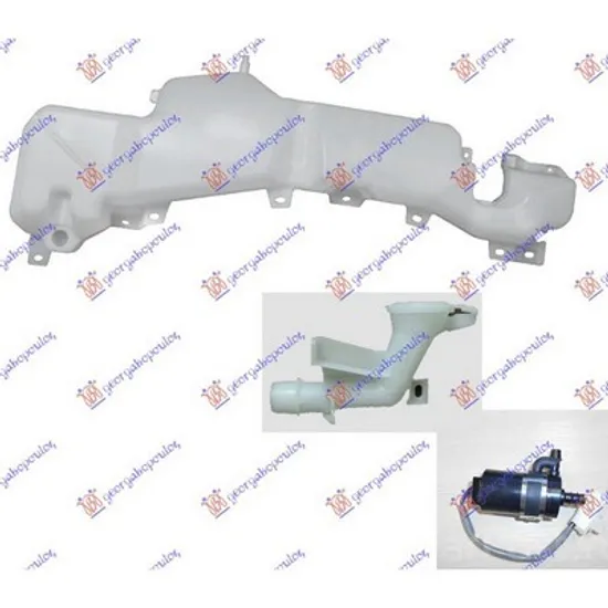 Vas Spalator MITSUBISHI PAJERO 4 2006-> Vas spalator cu conducta umplere motor si capac (cu spalator far) Perioada 2006 2007 2008 2009 2010 2011 2012