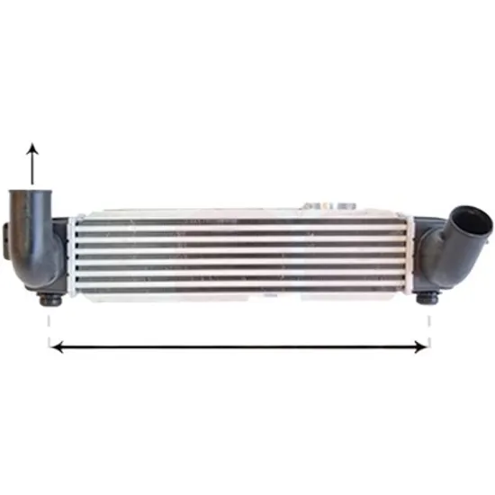 Intercooler KIA SORENTO 1 2002->2009 pentru 2.5 CRDi, perioada 2002 2003 2004 2005 2006 2007 2008 2009 2010 2011