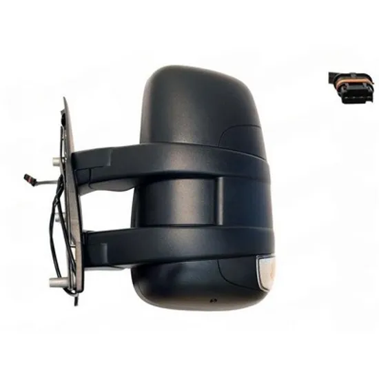 Oglinda IVECO DAILY 4 2006->2012 Oglinda exterioara manuala (cu semnal si senzor) (cu lampa pozitie 16W) scurt STANGA Perioada 2007 2008 2009 2010 2011