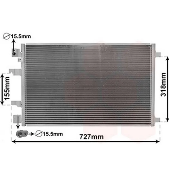 Radiator Aer Conditionat NISSAN QASHQAI 1 2007->2014 Radiator aer conditionat DCi 61x39 Perioada 2007 2008 2009 2010 2011 2012 2013 2014