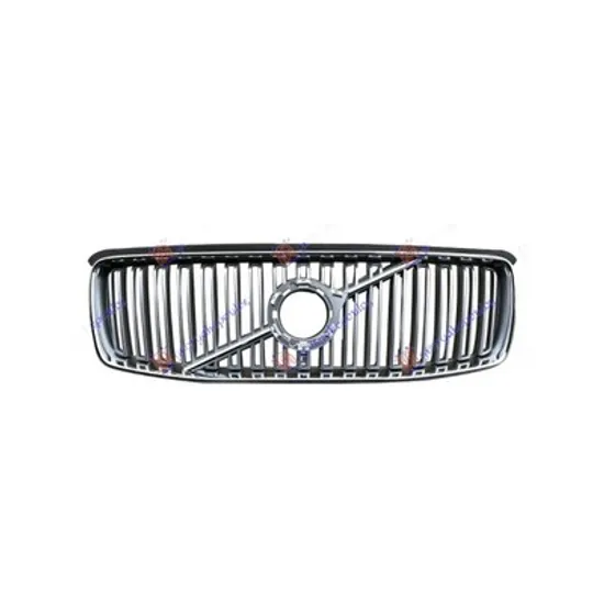 Grila Radiator VOLVO XC90 2 2014-> Grila radiator complet argintiu/cromat Perioada 2014 2015 2016 2017 2018 2019 2020