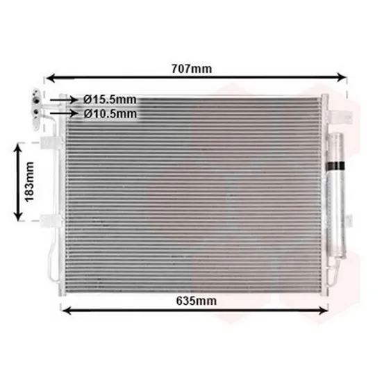 Radiator Aer Conditionat LAND ROVER DISCOVERY 3 2004->2009 Radiator aer conditionat 3.0 TD diesel 2010-> 635x466x16 Perioada 2005 2006 2007 2008 2009 2010 2011 2012 2013