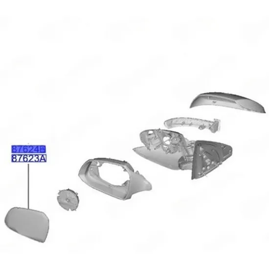 Sticla Oglinda HYUNDAI i10 2019-> Geam Oglinda exterioara cu incalzire (O) STANGA Perioada 2019 2020 2021 2022 2023