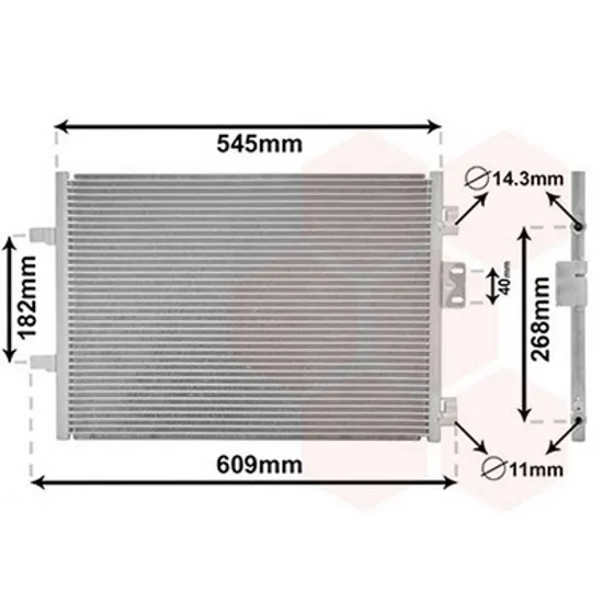 Radiator Aer Conditionat RENAULT CLIO 2 1998->2012 Radiator aer conditionat 1 5 DCi 51 4x38 2001->2005 Perioada 1998 1999 2000 2001 2002 2003 2004 2005 2006 2007