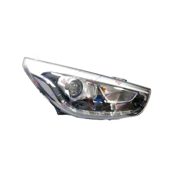 Faruri HYUNDAI ix35 / TUCSON 2009-> Far reglaj electric cu daylight LED (E) (DEPO) dreapta Perioada 2010 2011 2012 2013 2014 2015 2016
