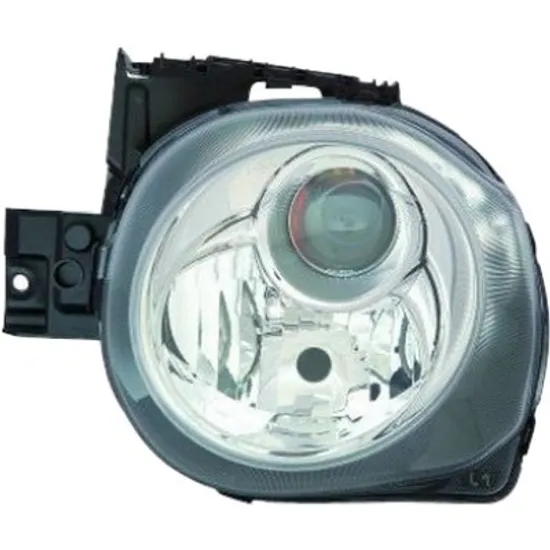Far stanga NISSAN JUKE F15 2010->2018 perioada 2010 2011 2012 2013 2014 2015 de la an de fabricatie 07/2014, fara motor reglaj, cu reglaj electric, cu bec H11/HB3